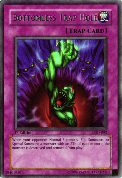 Bottomless Trap Hole [LOD-092] Rare - Doe's Cards