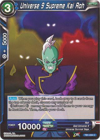 Universe 9 Supreme Kai Roh (TB1-034) [The Tournament of Power] - Doe's Cards