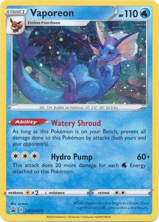 Vaporeon (SWSH072) [Sword & Shield: Black Star Promos] - Doe's Cards