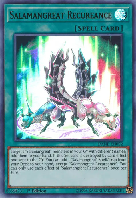 Salamangreat Recureance [DANE-EN052] Ultra Rare - Doe's Cards
