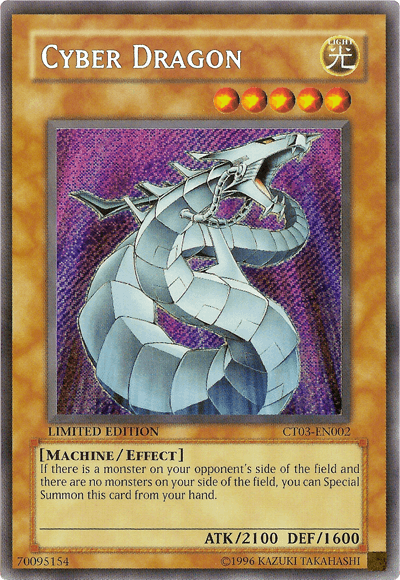 Cyber Dragon [CT03-EN002] Secret Rare - Doe's Cards