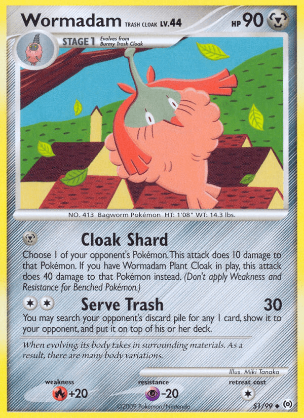 Wormadam Trash Cloak (51/99) [Platinum: Arceus] - Doe's Cards