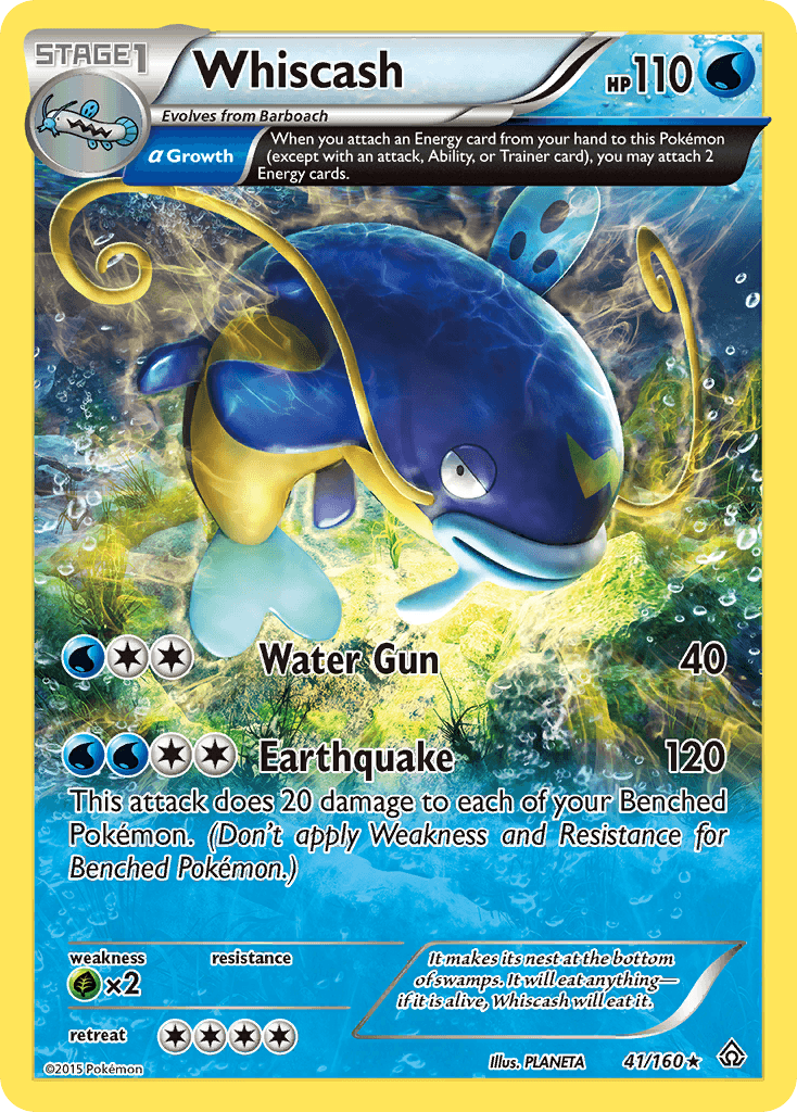 Whiscash (41/160) [XY: Primal Clash] - Doe's Cards