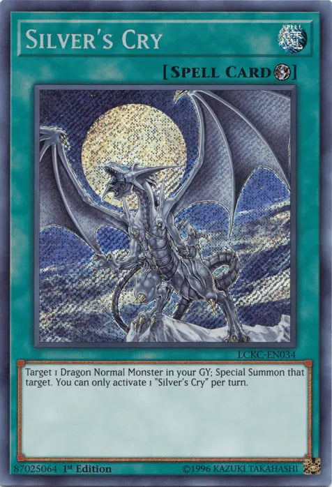 Silver's Cry [LCKC-EN034] Secret Rare - Doe's Cards