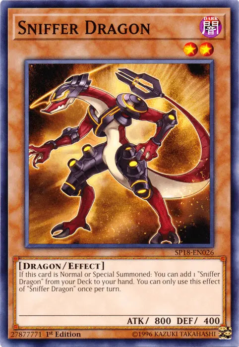 Sniffer Dragon [SP18-EN026] Common - Doe's Cards