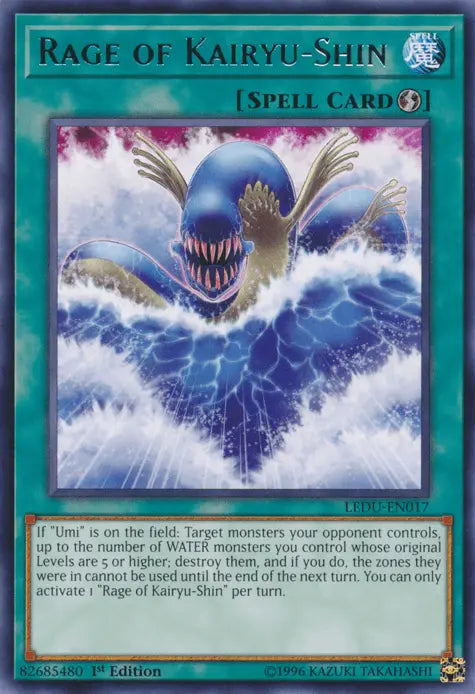 Rage of Kairyu-Shin [LEDU-EN017] Rare - Doe's Cards