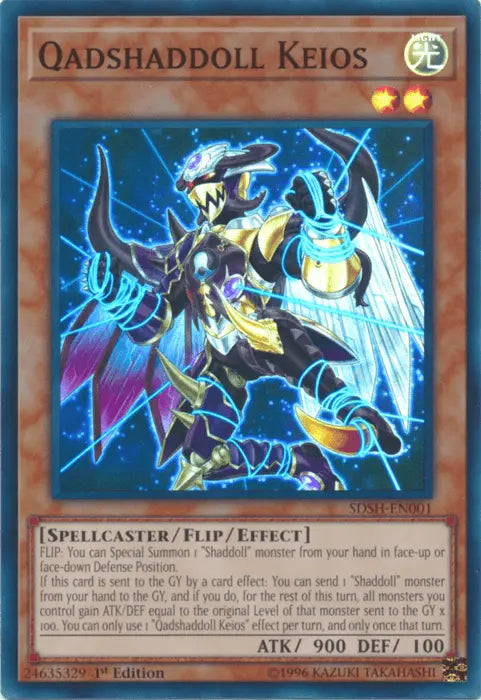 Qadshaddoll Keios [SDSH-EN001] Super Rare - Doe's Cards