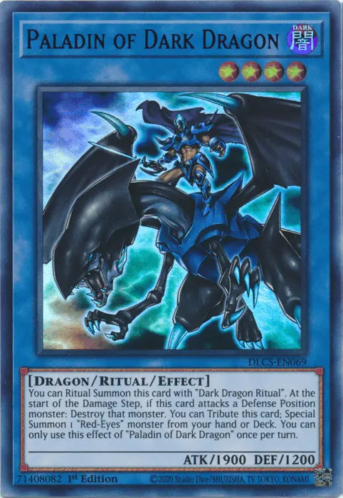 Paladin of Dark Dragon (Purple) [DLCS-EN069] Ultra Rare - Doe's Cards