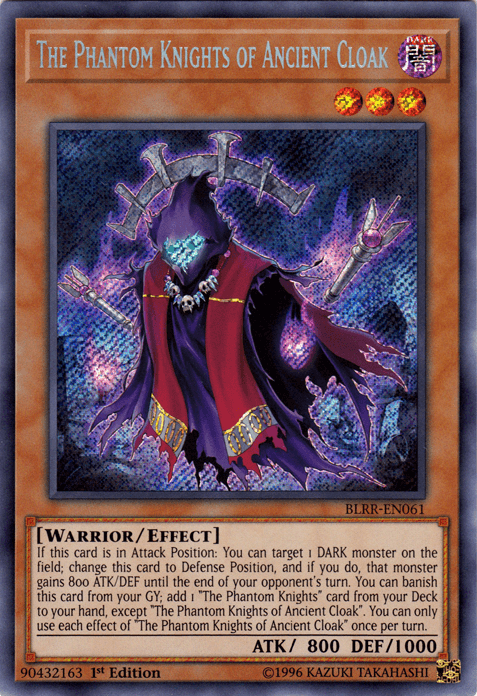 The Phantom Knights of Ancient Cloak [BLRR-EN061] Secret Rare - Doe's Cards