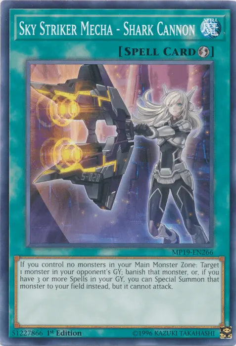 Sky Striker Mecha - Shark Cannon [MP19-EN266] Common - Doe's Cards