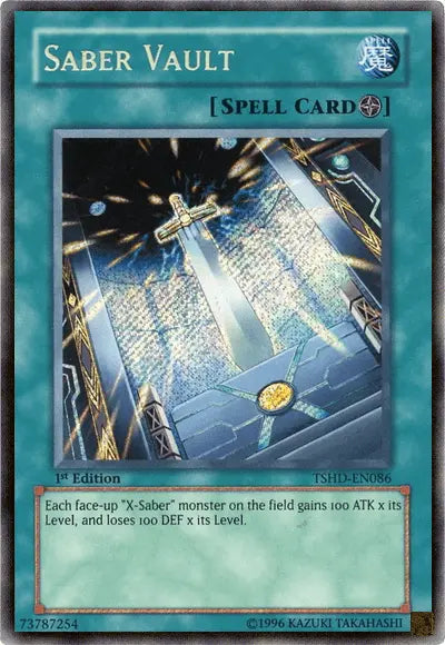 Saber Vault [TSHD-EN086] Secret Rare - Doe's Cards