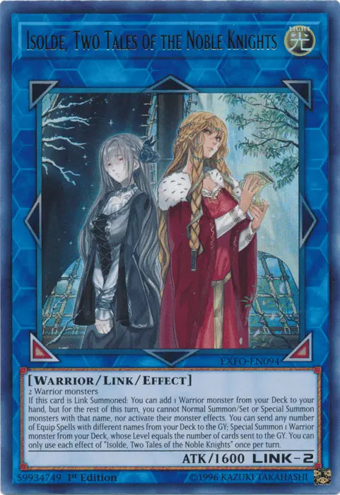 Isolde, Two Tales of the Noble Knights [EXFO-EN094] Ultra Rare - Doe's Cards