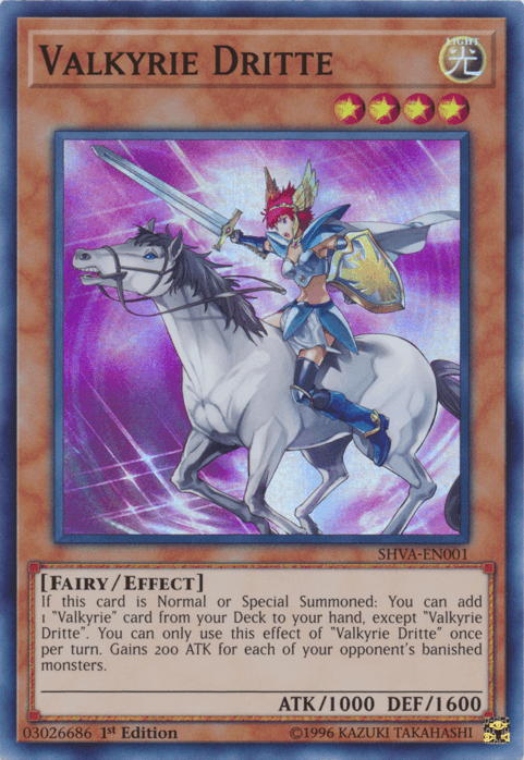 Valkyrie Dritte [SHVA-EN001] Super Rare - Doe's Cards