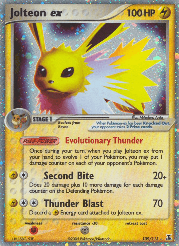 Jolteon ex (109/113) [EX: Delta Species] - Doe's Cards