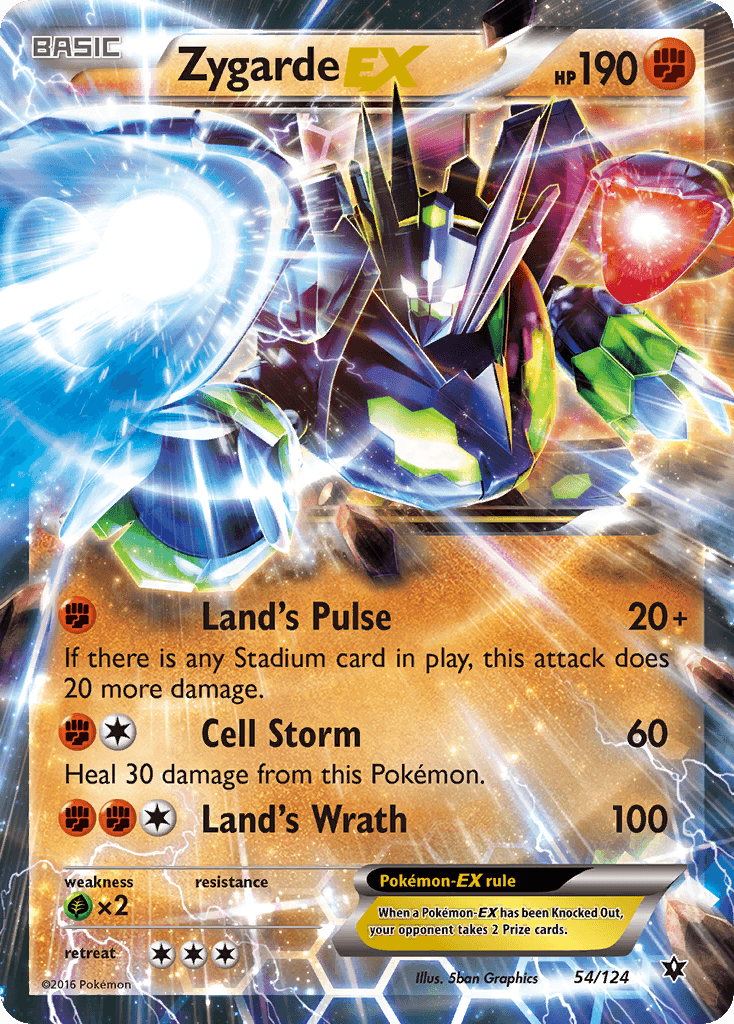 Zygarde EX (54/124) [XY: Fates Collide] - Doe's Cards