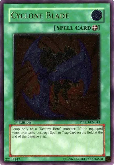 Cyclone Blade [POTD-EN043] Ultimate Rare - Doe's Cards