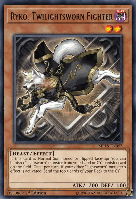 Ryko, Twilightsworn Fighter [MP18-EN053] Rare - Doe's Cards