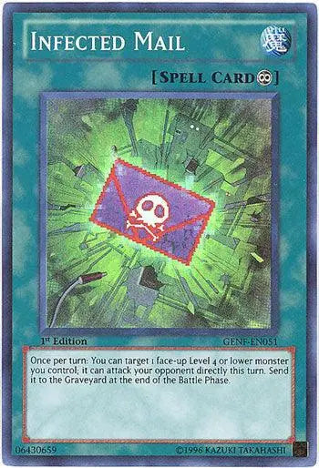 Infected Mail [GENF-EN051] Super Rare - Doe's Cards