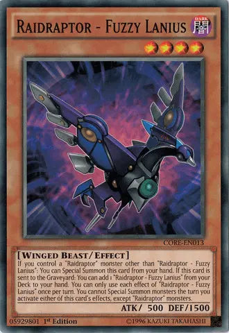 Raidraptor - Fuzzy Lanius [CORE-EN013] Common - Doe's Cards