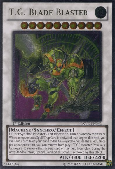 T.G. Blade Blaster [EXVC-EN042] Ultimate Rare - Doe's Cards