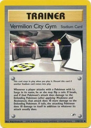 Vermilion City Gym (120/132) [Gym Heroes Unlimited] - Doe's Cards