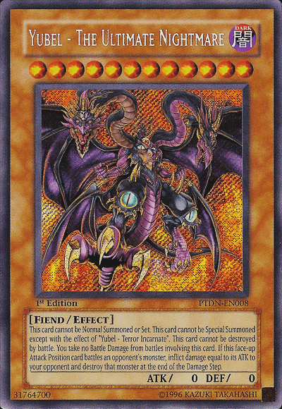 Yubel - The Ultimate Nightmare [PTDN-EN008] Secret Rare - Doe's Cards