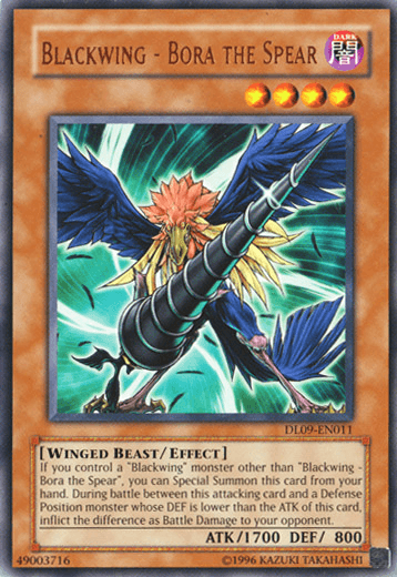 Blackwing - Bora the Spear (Bronze) [DL09-EN011] Rare - Doe's Cards