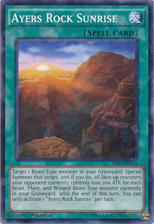 Ayers Rock Sunrise [BP03-EN183] Shatterfoil Rare - Doe's Cards