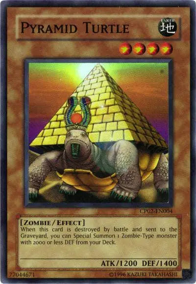 Pyramid Turtle [CP02-EN004] Super Rare - Doe's Cards