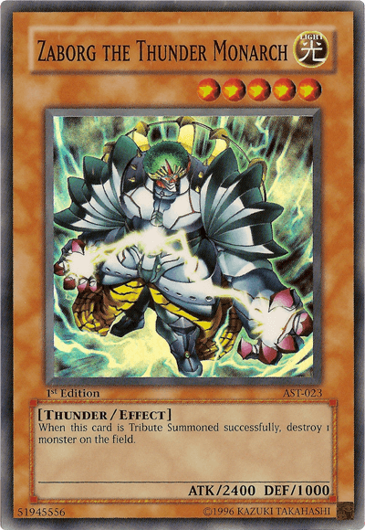 Zaborg the Thunder Monarch [AST-023] Super Rare - Doe's Cards