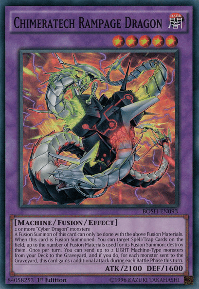 Chimeratech Rampage Dragon [BOSH-EN093] Super Rare - Doe's Cards