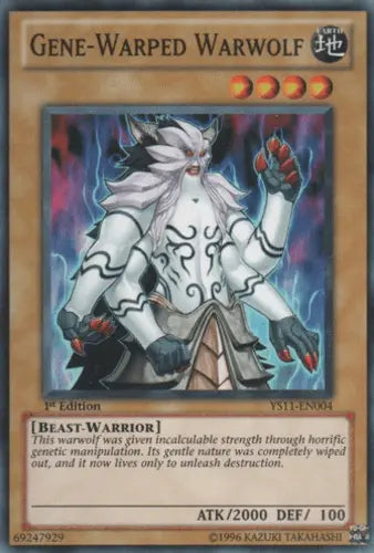 Gene-Warped Warwolf [YS11-EN004] Common - Doe's Cards