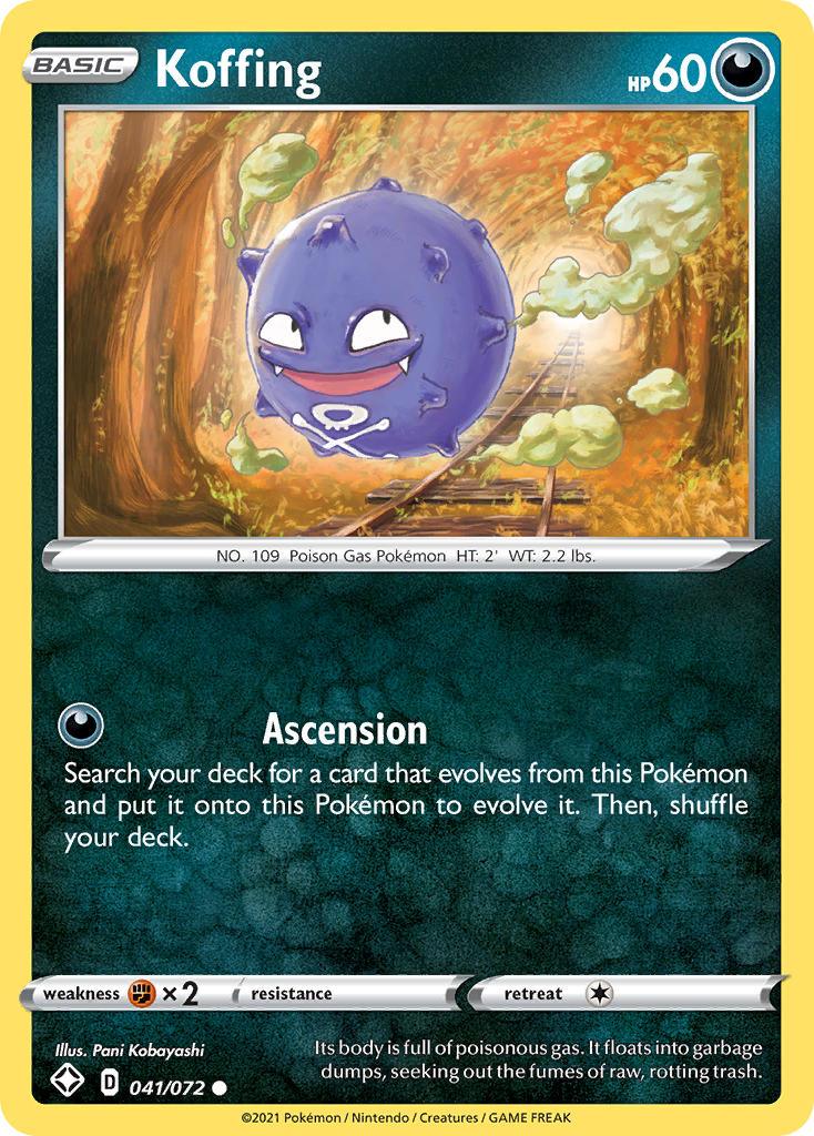 Koffing (041/072) [Sword & Shield: Shining Fates] - Doe's Cards