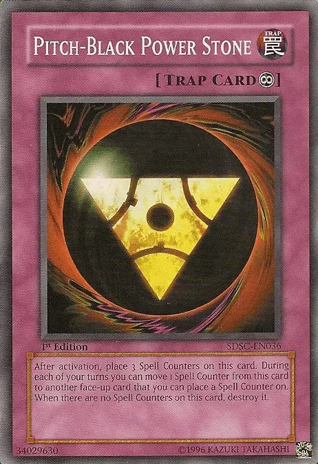 Pitch-Black Power Stone [SDSC-EN036] Common - Doe's Cards