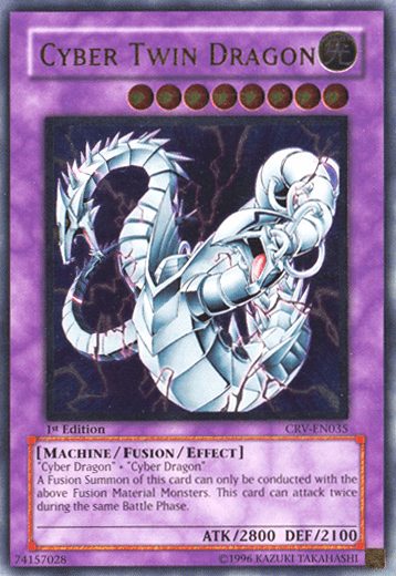 Cyber Twin Dragon [CRV-EN035] Ultimate Rare - Doe's Cards