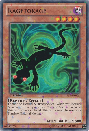 Kagetokage [SP13-EN009] Starfoil Rare - Doe's Cards