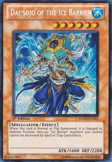 Dai-sojo of the Ice Barrier [HA02-EN011] Secret Rare - Doe's Cards