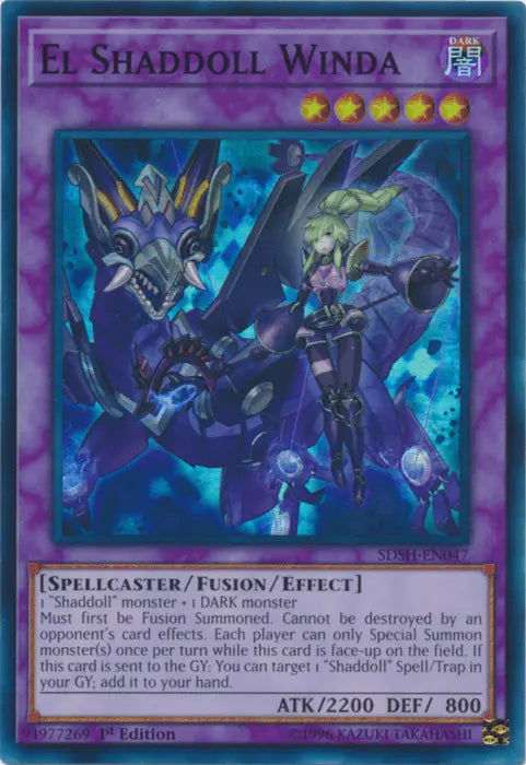 El Shaddoll Winda [SDSH-EN047] Super Rare - Doe's Cards
