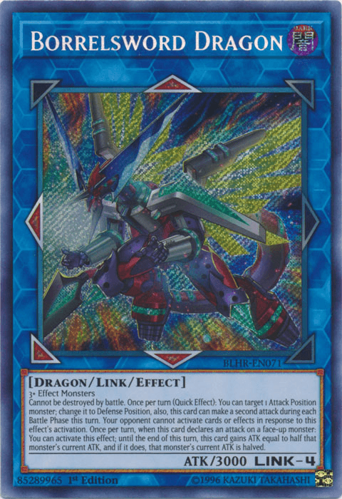 Borrelsword Dragon [BLHR-EN071] Secret Rare - Doe's Cards