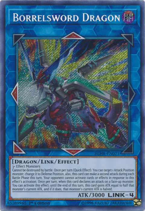 Borrelsword Dragon [BLHR-EN071] Secret Rare - Doe's Cards
