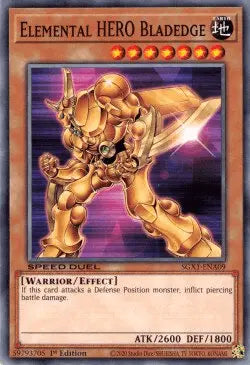 Elemental HERO Bladedge [SGX1-ENA09] Common - Doe's Cards