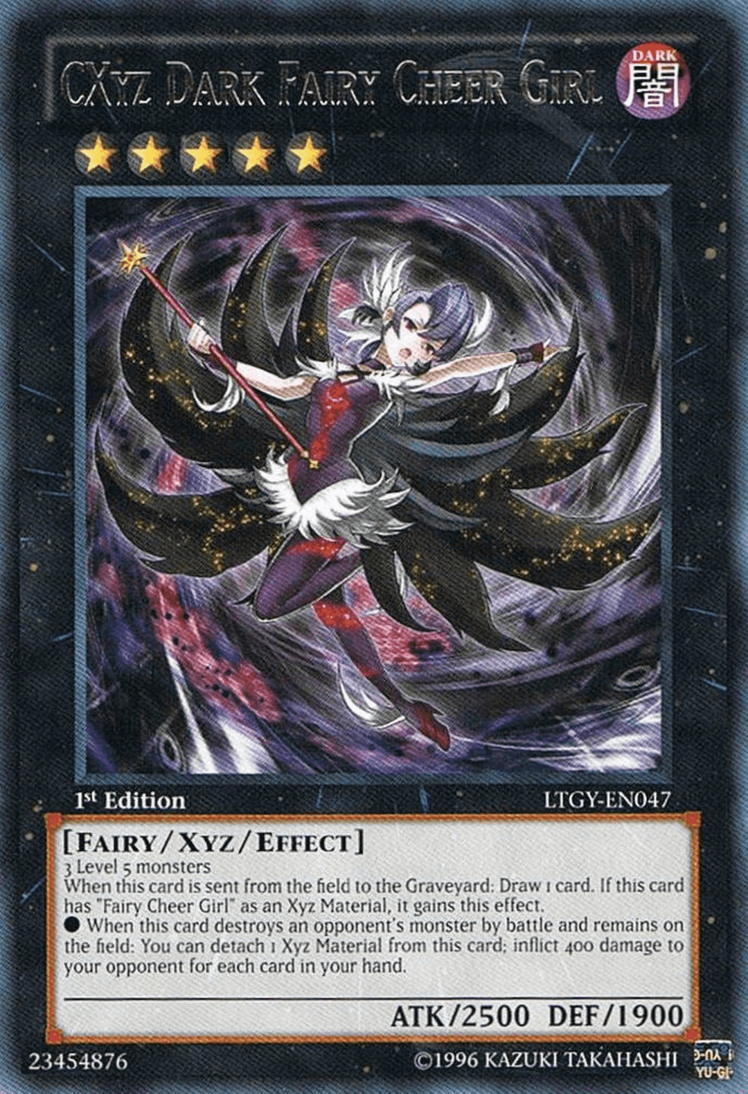 CXyz Dark Fairy Cheer Girl [LTGY-EN047] Rare - Doe's Cards