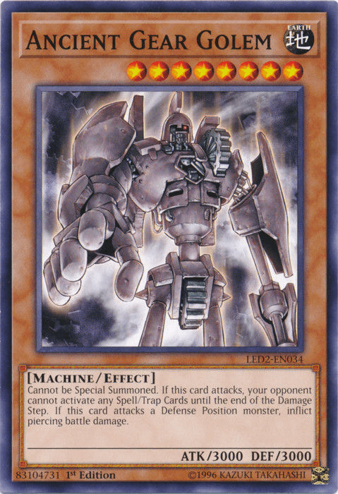 Ancient Gear Golem [LED2-EN034] Common - Doe's Cards