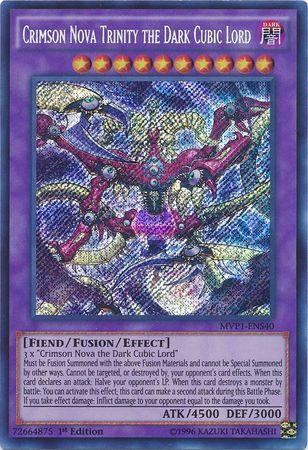 Crimson Nova Trinity the Dark Cubic Lord [MVP1-ENS40] Secret Rare - Doe's Cards