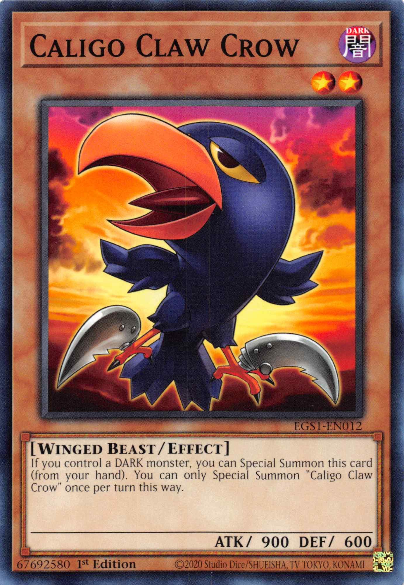 Caligo Claw Crow [EGS1-EN012] Common - Doe's Cards
