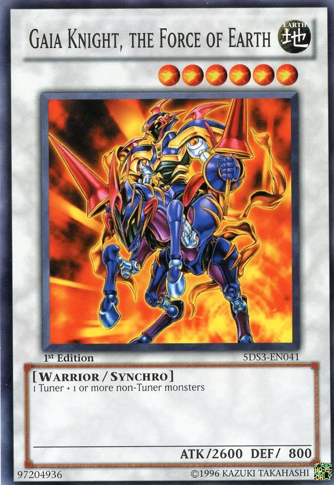 Gaia Knight, the Force of Earth [5DS3-EN041] Common - Doe's Cards
