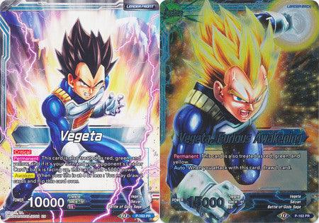 Vegeta // Vegeta, Furious Awakening (Draft Box 04 Tournament) (P-163) [Promotion Cards] - Doe's Cards