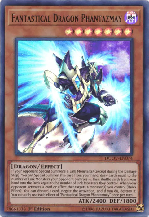 Fantastical Dragon Phantazmay [DUOV-EN074] Ultra Rare - Doe's Cards