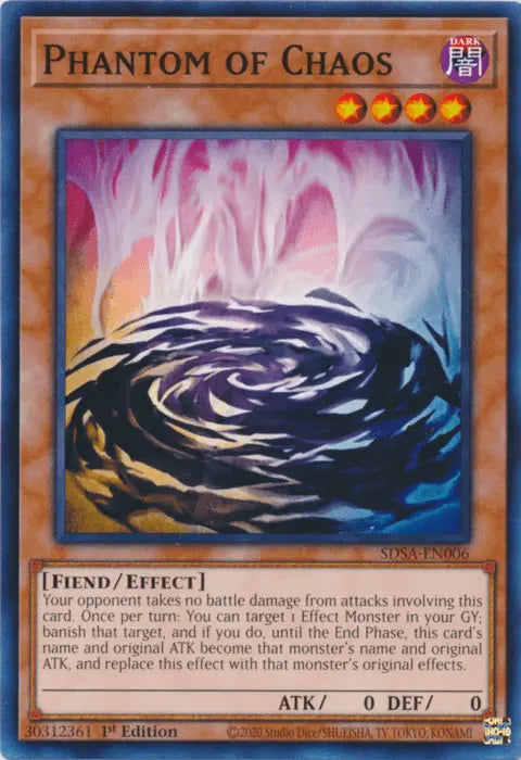 Phantom of Chaos [SDSA-EN006] Common - Doe's Cards