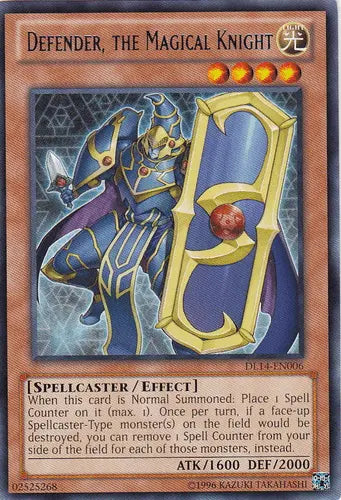 Defender, the Magical Knight (Blue) [DL14-EN006] Rare - Doe's Cards